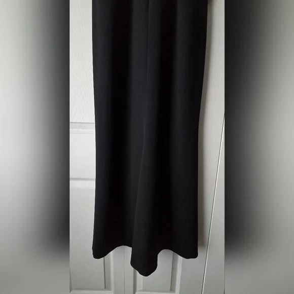 Daymor Couture Black Jeweled Halter Pelpum Evening Gala Gown Size 10 - Picture 11 of 12